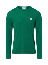 Calvin Klein Jeans koszula z długim rękawem Mężczyźni zielony, L. Zielone koszule męskie Calvin Klein Jeans, l, z aplikacjami, z jeansu, eleganckie, bez kołnierzyka, bez ramiączek. Za 179.95 zł.