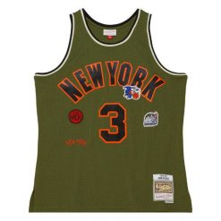 Jersey New York Knicks NBA Flight Swingman 1996 John Starks. Zielone koszulki sportowe męskie Mitchell & Ness, bez wzorów, z jersey, bez kołnierzyka, bez ramiączek, do koszykówki. Za 616.50 zł.