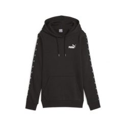 Bluza sportowa damska Puma Ess Tape. Czarne bluzy sportowe damskie Puma, l, bez wzorów, z kapturem. Za 327.00 zł.