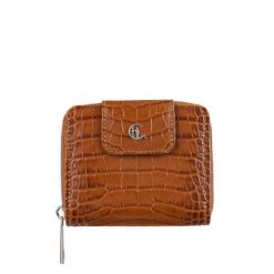Skórzany portfel damski croco Canaletto z naturalnej skóry licowej PD1023s262 RFID. Portfele damskie bez wzorów, ze skóry. Za 165.00 zł.