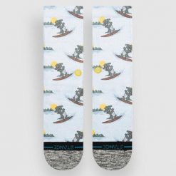 Skarpety Stance Later Gator Blue. Niebieskie skarpety męskie Stance, bez wzorów. Za 114.17 zł.