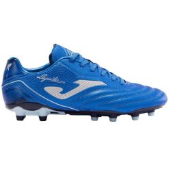Buty do piłki nożnej dla dorosłych Joma Aguila FG lanki treningowe z Exo Counter. Czarne buty sportowe męskie Joma, z gumy, bez zapięcia, do piłki nożnej. Za 155.99 zł.