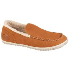 Mokasyny Ocieplane Buty Sorel Dude Moc Slipper 1530671286 beżowy. Brązowe mokasyny męskie z materiału, sportowe. Za 454.30 zł.