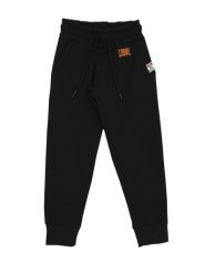 Spodnie dresowe Leone Basic dla chłopców. Czarne spodnie sportowe dla chłopców LEONE 1947 APPAREL, bez wzorów, z dresówki, na fitness i siłownię. Za 84.16 zł.