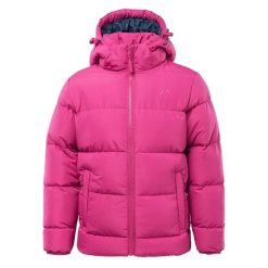 Kurtka dziewczęca Martes Essentials Mafi. Czerwone kurtki i płaszcze dla dziewczynek MARTES ESSENTIALS, bez wzorów, z materiału, bez kaptura. Za 196.78 zł.