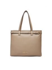 Liu Jo Torebka Ecs M Tote AF5135 E0058 Beżowy. Brązowe torebki do ręki damskie Liu Jo, bez wzorów, ze skóry, bez dodatków. Za 539.99 zł.
