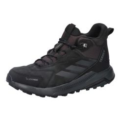 Buty trekkingowe adidas Terrex Anylander Skórzane Wodoodporne. Czarne trekkingi damskie Adidas, za kostkę, trekkingowe, climaproof (adidas). Za 536.20 zł.