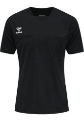 Koszulka sędziowska Hummel Referee Chevron Jersey. Czarne koszulki sportowe damskie Hummel, m, bez wzorów, z jersey, bez kołnierzyka, bez ramiączek, do piłki nożnej. Za 200.60 zł.