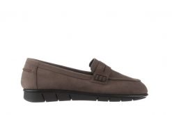 Półbuty Bayla-196 168201 D86 196012, Szary, Skóra naturalna - 39. Szare półbuty damskie Bayla, bez wzorów, ze skóry, klasyczne, bez obcasa, bez zapięcia. W wyprzedaży za 134.10 zł.