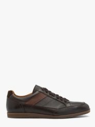 Brązowe sportowe półbuty. Brązowe buty sportowe męskie Ryłko, ze skóry, bez zapięcia. Za 479.99 zł.