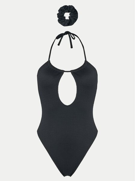 Calvin Klein Swimwear Strój kąpielowy KW0KW02725 Czarny. Czarne kostiumy jednoczęściowe damskie Calvin Klein Swimwear, m, bez wzorów, z syntetyku. Za 249.99 zł.