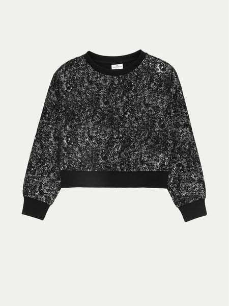 Coccodrillo Bluza ZC4132101EPG Czarny Regular Fit. Czarne bluzy dla dziewczynek COCCODRILLO, bez wzorów, z bawełny, bez ramiączek, bez kaptura. Za 49.90 zł.