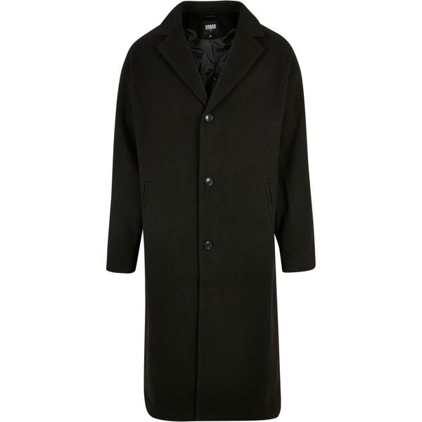 Długi płaszcz Urban Classics GT. Czarne płaszcze męskie Urban Classics, m, bez wzorów, z materiału, klasyczne, długie, bez kaptura. Za 530.00 zł.