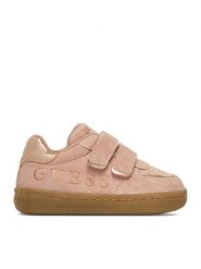 Guess Sneakersy CEO-CI12-SS2026(DZ) Różowy. Czerwone buty sportowe dziewczęce Guess, z aplikacjami, ze skóry, bez zapięcia. Za 179.99 zł.