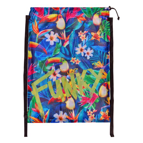 Worek na sprzęt treningowy Funky Birdie Wordie. Zielone plecaki damskie FUNKY TRUNKS, bez wzorów. Za 79.00 zł.