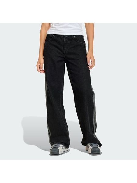 Adidas Jeansy Firebird KD2909 Czarny Regular Fit. Czarne jeansy damskie Adidas. Za 296.99 zł.
