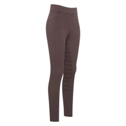Damskie legginsy jeździeckie z pełną przyczepnością Imperial Riding Tamara. Brązowe legginsy damskie IMPERIAL RIDING, z aplikacjami, z tkaniny. Za 425.15 zł.