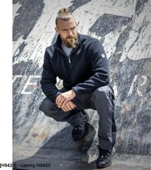 Ardon 450 - bluza polarowa - czarny H9423 S. Czarne bluzy męskie Ardon, m, bez wzorów, z polaru, bez kaptura. Za 125.94 zł.
