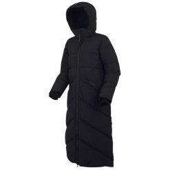 Płaszcz damski zimowy ocieplany Ujeane. Czarne płaszcze damskie Regatta, na zimę, bez wzorów, z materiału, eleganckie, długie, z kapturem. Za 389.99 zł.