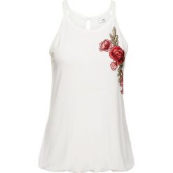 Top z haftem bonprix biel wełny. Topy damskie marki bonprix. Za 54.99 zł.