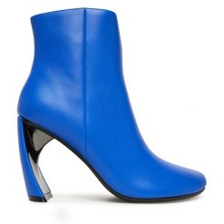 Botki United Nude. Niebieskie botki damskie United Nude, bez obcasa, na słupku, bez zapięcia. Za 1,299.00 zł.