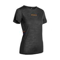 Damska koszulka z wełny Daehlie Sportswear Performance. Niebieskie koszulki sportowe damskie DAEHLIE, l, bez wzorów, z dzianiny, bez kołnierzyka, bez ramiączek, do biegania. Za 362.50 zł.