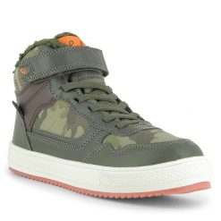 Sneakersy Leaf. Brązowe buty zimowe chłopięce Leaf, bez wzorów, bez zapięcia. Za 309.99 zł.