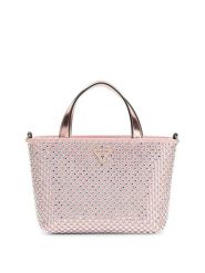 Guess Torebka 181093 Różowy. Czerwone torebki do ręki damskie Guess, z aplikacjami, z materiału, wizytowe, bez dodatków. Za 589.99 zł.