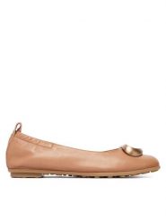 Hispanitas Baleriny HV263931 C005 Beżowy. Brązowe baleriny damskie Hispanitas, bez wzorów, ze skóry, bez obcasa. Za 479.99 zł.