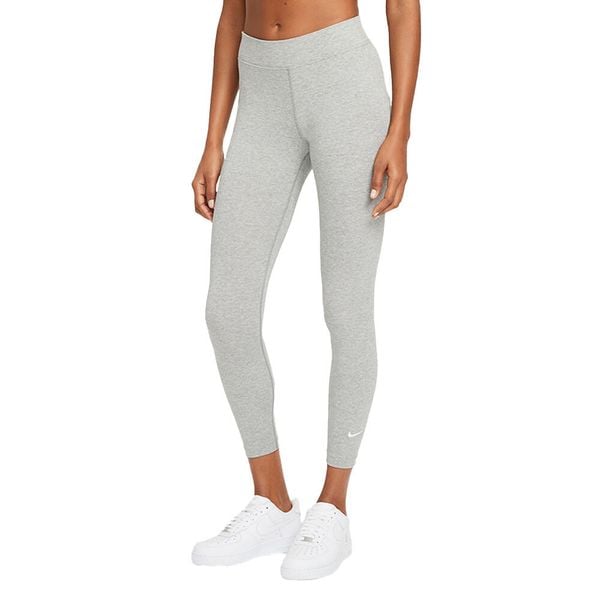 Damskie Legginsy Essentials 7/8. Szare legginsy damskie Nike, bez wzorów, trekkingowe. Za 226.99 zł.