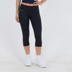 Leggings Legea Legginsy 3/4 Laia Damskie. Czarne legginsy sportowe damskie Legea, l, bez wzorów, z materiału, na fitness i siłownię. Za 63.90 zł.