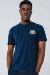 Męski T-Shirt Mustang Style Austin Dress Blues 1016489 5334. T-shirty męskie Mustang, m, bez wzorów, bez kołnierzyka. Za 69.99 zł.