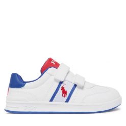 Sneakersy Polo Ralph Lauren. Białe trampki i tenisówki chłopięce Polo Ralph Lauren, bez wzorów, bez zapięcia. Za 239.99 zł.