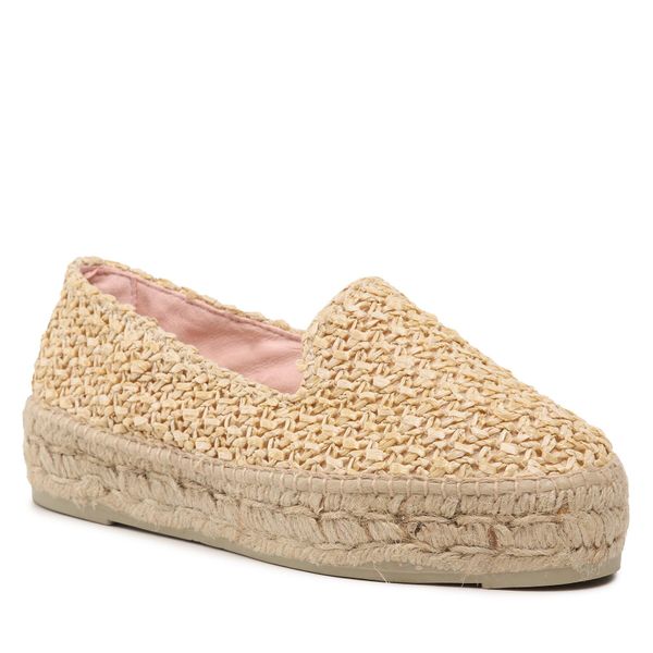 Espadryle Manebi. Brązowe espadryle damskie Manebi, bez wzorów, bez obcasa, bez zapięcia. Za 819.99 zł.