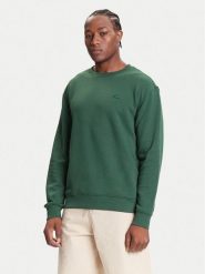 Quiksilver Bluza Salt Water Crew EQYFT05158 Zielony Regular Fit. Zielone bluzy męskie Quiksilver, m, bez wzorów, z bawełny, bez kaptura. Za 219.99 zł.