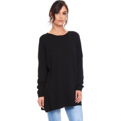 Sweter "Odile" w kolorze czarnym. Czarne swetry damskie Cosy Winter, z okrągłym kołnierzem. W wyprzedaży za 181.95 zł.