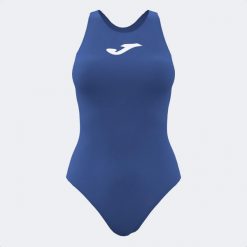 Kostium kąpielowy damski Joma Shark. Niebieskie kostiumy jednoczęściowe damskie Joma, s, bez wzorów, sportowe, do pływania. W wyprzedaży za 156.00 zł.