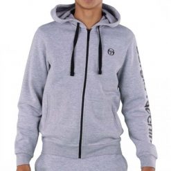 Bluza z kapturem Sergio Tacchini NAMAR. Szare bluzy męskie Sergio Tacchini, m, bez wzorów, z bawełny, z kapturem. Za 242.15 zł.
