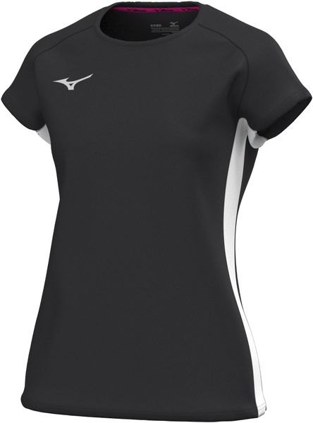 Koszulka damska Mizuno MZNRB. Czarne koszulki sportowe damskie Mizuno, xl, bez wzorów, z materiału, eleganckie, bez kołnierzyka. Za 167.00 zł.