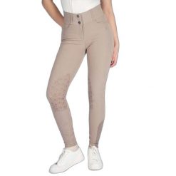 Damskie spodnie do jazdy konnej PS of Sweden Zephyra Laser Cut. Brązowe spodnie materiałowe damskie PS OF SWEDEN, bez wzorów, do jazdy konnej. Za 596.00 zł.