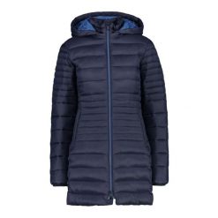 Parka damska z kapturem CMP Snaps. Niebieskie parki damskie CMP, m, bez wzorów, z poliamidu, z kapturem. Za 501.00 zł.