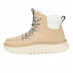 HEYDUDE Damskie Botki Wendy Apres Cozy. Białe botki damskie Hey dude, z materiału, bez obcasa, bez zapięcia. Za 289.00 zł.