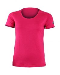 Skarpety merino WKS. Czerwone skarpety damskie LASTING, bez wzorów, z dzianiny. Za 425.75 zł.
