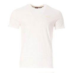 T-shirt bawełniany z logo Superdry Essential. Białe t-shirty męskie Superdry., l, bez wzorów, z bawełny, klasyczne, bez kołnierzyka. Za 143.25 zł.