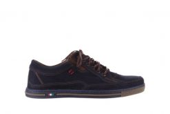 Półbuty Bayla-081 766 Juma Blue AX 23 081109, Granatowy, Skóra naturalna - 40. Niebieskie buty sportowe męskie Bayla, z materiału, sportowe, bez zapięcia. W wyprzedaży za 247.49 zł.
