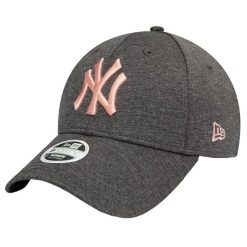 Czapka z daszkiem New Era MLB New York Yankees. Szare czapki i kapelusze damskie New Era, na lato, bez wzorów, z bawełny, klasyczne. Za 109.99 zł.