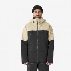 Kurtka narciarska męska Simond FR900 freeride. Brązowe kurtki męskie SIMOND, l, bez wzorów, bez kaptura. Za 879.99 zł.