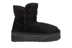 Śniegowce D Franklin Boots Nordic V2 Basic Low Black 206003, Czarny, Materiał - 36. Czarne śniegowce i trapery damskie D.Franklin, z gumy, za kostkę. W wyprzedaży za 179.10 zł.