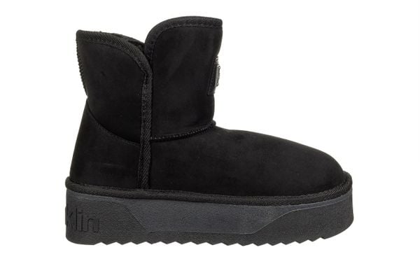 Śniegowce D Franklin Boots Nordic V2 Basic Low Black 206003, Czarny, Materiał - 40. Czarne śniegowce i trapery damskie D.Franklin, z gumy, za kostkę. W wyprzedaży za 179.10 zł.