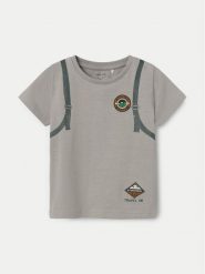 NAME IT T-Shirt 13232049 Szary Regular Fit. Szare t-shirty dla chłopców Name it, bez wzorów, z bawełny, bez ramiączek. Za 39.99 zł.